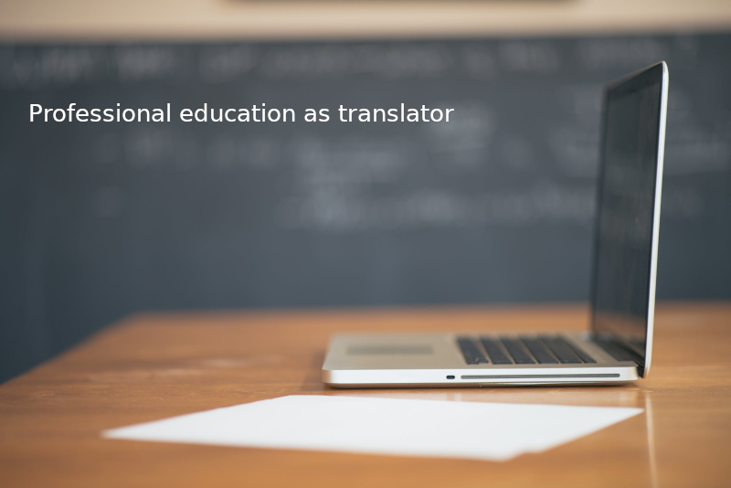 Professional education as translator