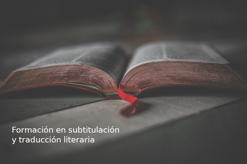 Entrenamiento en subtitulación y traducción de literatura